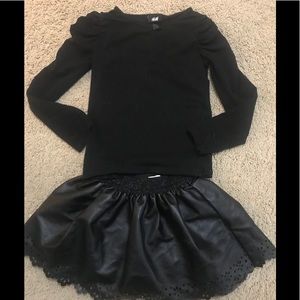 Girls Top And Matching Skirt Sz. 6